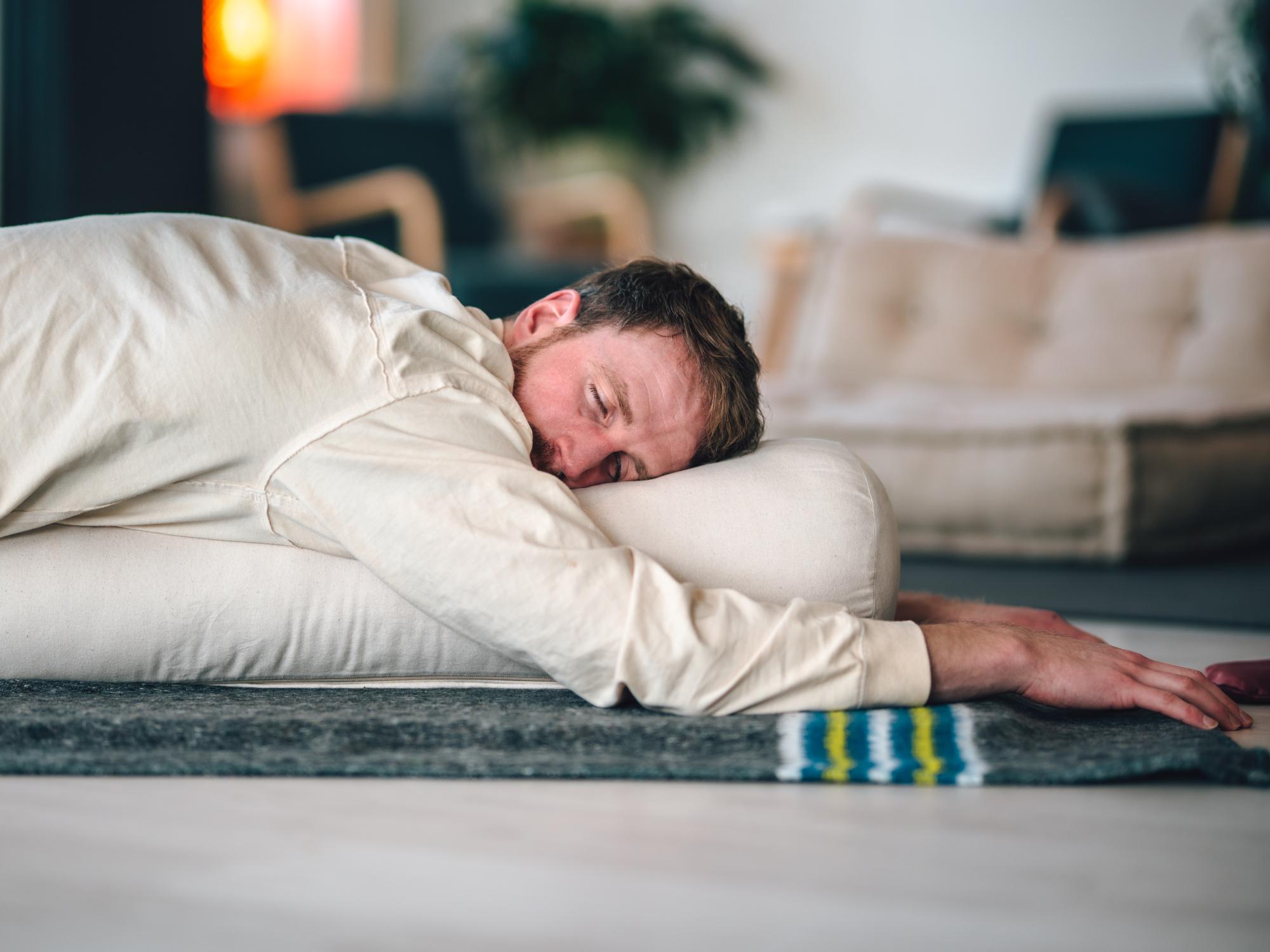 Yin Yoga supported child's pose