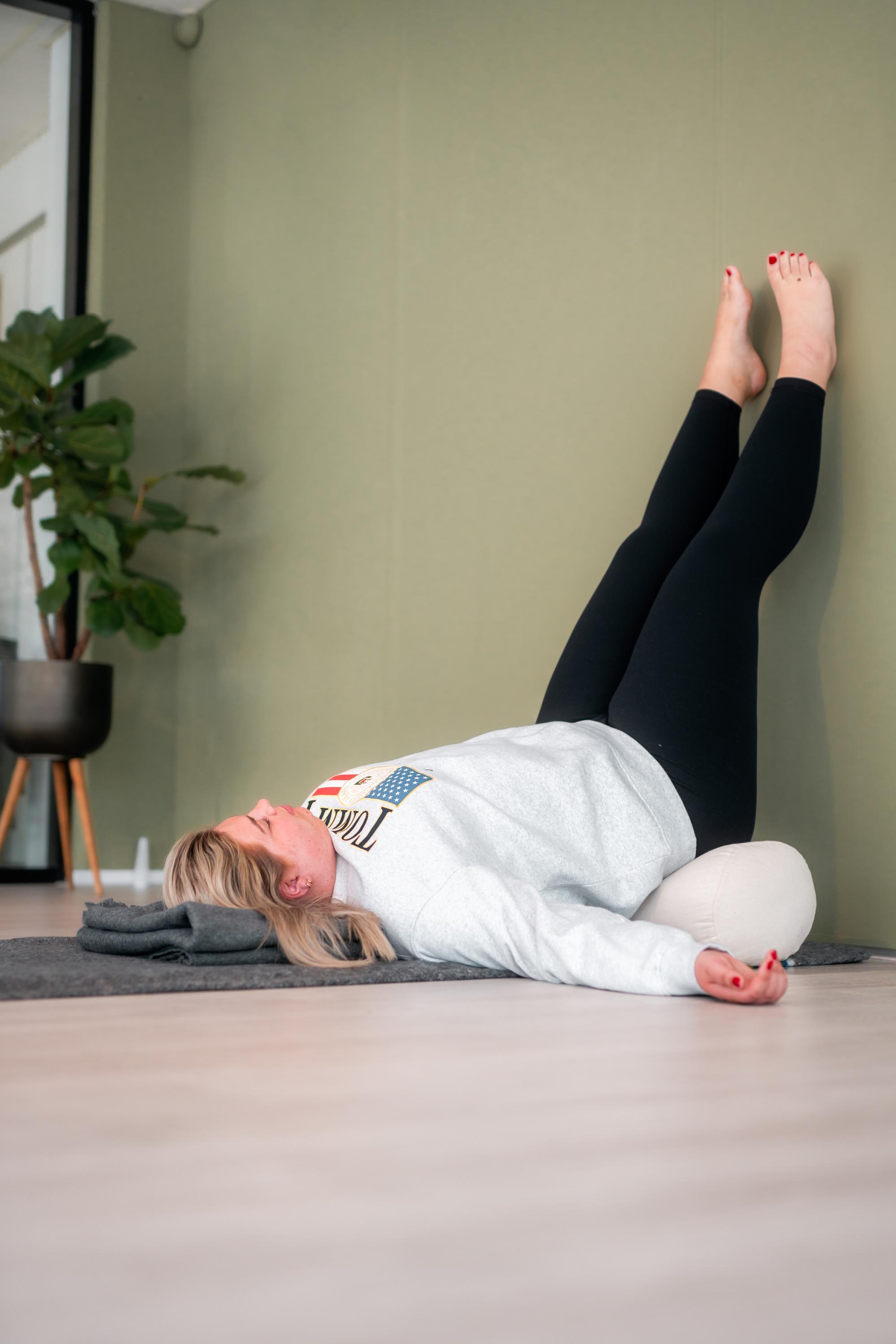 Restorative Yoga - legs up the wall